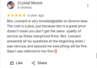 Google review by Crystal Moore — 5 stars