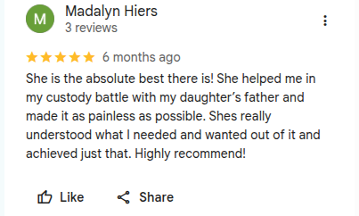 Google review by Madalyn Hiers — 5 stars
